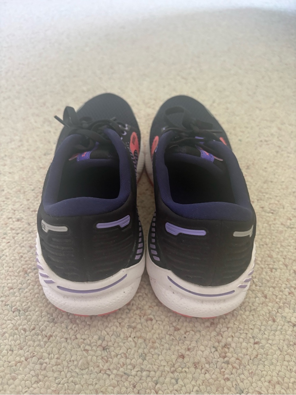 Brooks Women's Purple and Coral Running Shoes - Picture 5 of 8